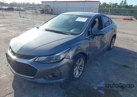 2019 Chevrolet Cruze Lt из США, поврежденный, VIN 1G1BE5SM0K7101128